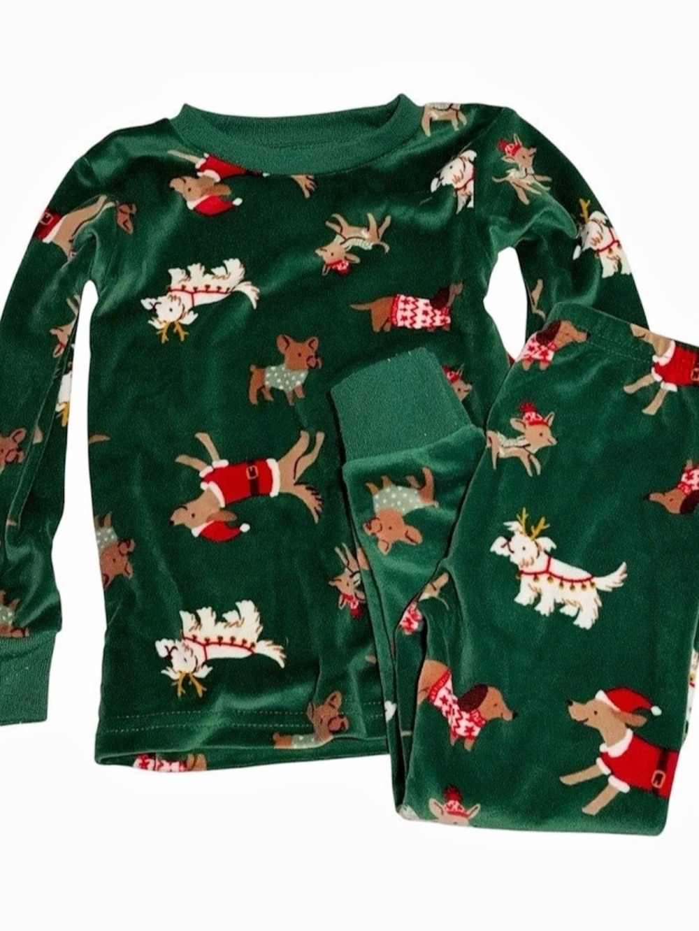 Kids Christmas Animal Pajama Set